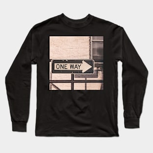 Vintage One Way Long Sleeve T-Shirt